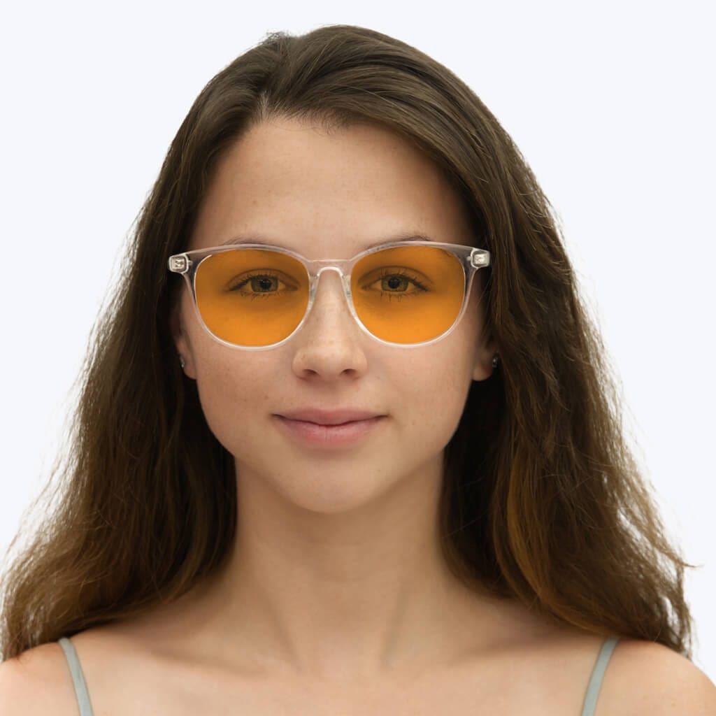 Lunettes de Blocage de Lumière Bleue SunDown Billie - Cristal