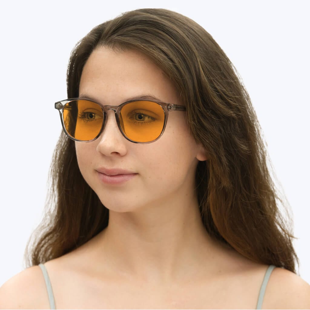 Lunettes de Blocage de Lumière Bleue SunDown Billie - Gris Perle