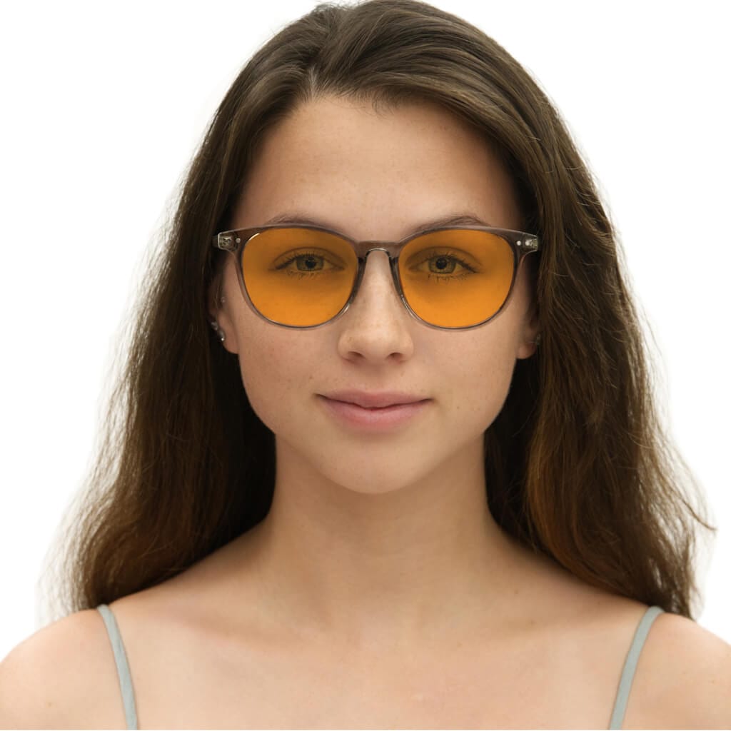 Lunettes de Blocage de Lumière Bleue SunDown Billie - Gris Perle