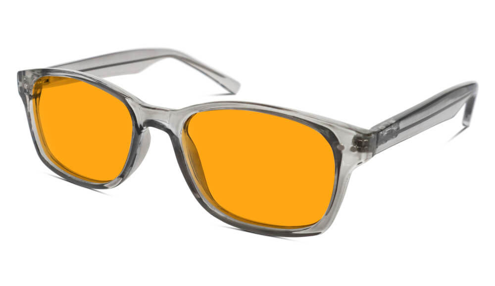 Lunettes de Blocage de Lumière Bleue SunDown Wayfarer - Gris Perle